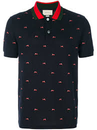 gucci panther polo shirt blue ropa moda de ropa camisa tipo polo