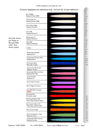 Neon Colour Chart Chart Neon Colors Diagram