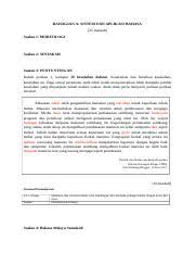 Kertas 2 Spm 2021 Docx Bahagian A Sistem Dan Aplikasi Bahasa 35 Markah Soalan 1 Morfologi Soalan 2 Sintaksis Soalan 3 Penyuntingan Dalam Petikan Course Hero