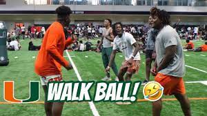 Hurricanes Play Walk Ball!🚶🏈 Linemen, Freshmen & Heated Competition -  YouTube