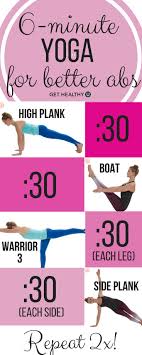 6 Minute Yoga For Better Abs Strength Yoga Easy Yoga Workouts Yoga Fitness