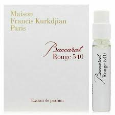 Maison francis kurkdjian baccarat rouge 540 body cream 250ml / 8.5oz. Maison Francis Kurkdjian Baccarat Rouge 540 Extrait De Parfum 2ml Sample For Sale Online Ebay