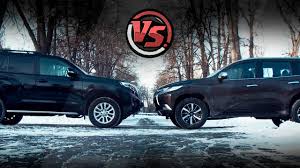 Toyota Land Cruiser Prado Vs Mitsubishi Pajero Sport 2 Loshadinye Sily Youtube
