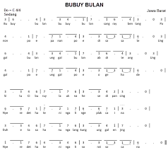 Lagu Daerah Tangga Nada Mayor