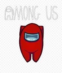 Hd Red Among Us Character With Logo Png Citypng Png Logos Png Images