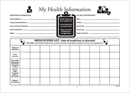 medication schedule template 14 free word excel pdf