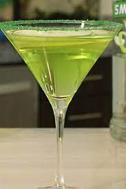 Adding garnishes, such as sour patch kids candies, apple jolly ranchers, caramels, or apples can add a tasty, unique touch! Green Apple Martini Recipe Vodka Cocktail Social Goat