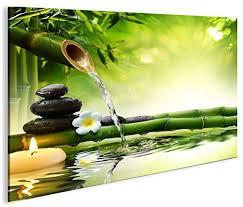 Islandburner Impression Sur Toile Wasser Zen V3 1p Image Sur Toile Images Photo Tableau Tableaux Deco Murale Tableau Zen