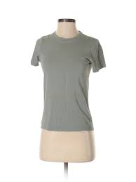 Details About Everlane Women Green Short Sleeve T Shirt Xs
