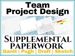 Gantt Pugh Draft Sketch Supporting Paperwork For Team Design Projects
