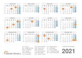 Kalender 2021 für österreich mit allen feiertagen. Kalender 2021 Zum Ausdrucken Kostenlos