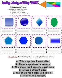 Use these kindergarten shapes worksheets to help reinforce your shape lessons with your child. Shapes Worksheet