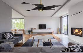 In fact, even the finish options among them differ quite a bit. Minka Aire Artemis Iv Ceiling Fan Contemporary Living Room By Del Mar Designs Inc Houzz
