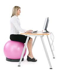 Possible benefits of an exercise ball chair. Ball Chair Active Sitting With Swissball By Theragear