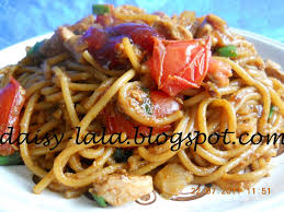 Anda bisa memakaikan udang jenis favorit anda, dipadupadankan dengan bumbu khas italia serta rasa pedasnya yang menggigit. Resepi Spaghetti Goreng Bawang Putih Resepisedap Letansu Com