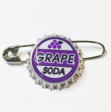 Follow Us On Instagram Myhoardonetsy For Giveaways Previews And Updates Our Grape Soda Bottle Cap Pin Is A Real Life R Grape Soda Pin Grape Soda Bottle Cap