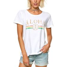 The o'neill brand now supplies a full line of men's clothing, including shorts, shirts, pants, jackets, hats, sandals, sunglasses, and more. O Neill Juniors Royal Aloha Screen Print Tee T Shirts Clothing Accessories Shop The Exchange