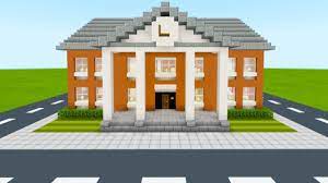 Minecraft Tutorial How To Make A Town Hall Part 1 2019 City Tutorial Youtube Minecraft Modern City Minecraft City Minecraft Tutorial