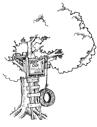 Color them realistically or let your imagination run wild. Mormon Share Tree House Tree House Drawing House Coloring Pages Coloring Pages