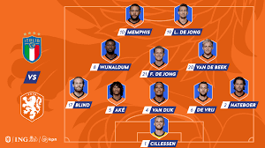 Nederlands elftal + lachband = veel leuker! Opstelling Nederlands Elftal Tegen Italie Uit 14 Oktober 2020
