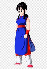 She demonstrates behavior typical of a helicopter parent , and is adamant that her children, gohan in particular, prioritize academic pursuits and stays away from goku's lifestyle of fighting. Chi Chi From Dragon Ball Chi Chi Goku Gohan Ox King Goten Teenager Black Hair Human Png Pngegg