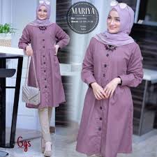 Sangat banyak bahan yang bisa dibahas apabila membahas busana wanita. Mariya Tunik Atasan Wanita Terbaru 2021 Tunik Murah Baju Muslim Original Kekinian Casual Shopee Indonesia