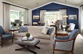 Grey is one of those colors that can completely change under different lights, so picking the perfect lighting for your space is important. Blue And White Interiors Living Rooms Kitchens Bedrooms And More