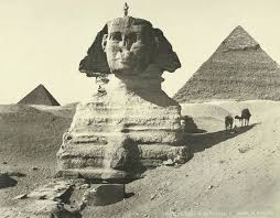 أبو الهول و صورة من سبعينات القرن التاسع عشر Old Egypt Egypt Egypt History
