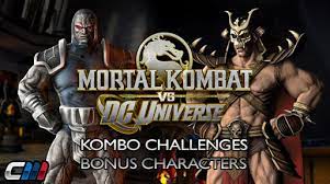 , mortal kombat vs dc universe xbox 360 Mk Vs Dcu Kombo Challenges Bonus Characters