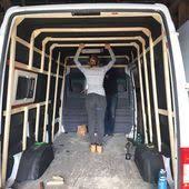 Yesterday We Finished The Base For Our Paneling And Interior Design Gestern Haben Wir Die Transporter Inneneinrichtung Truck Camper Sprinter Camper