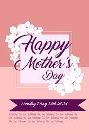 Mothers day poster for facebook. Elegant Mother S Day Flyer Poster Template Mothers Day Poster Mothers Day Post Holiday Graphics