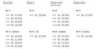 Ipad Air Ipad Mini With Retina Display Now Available In India Technology News