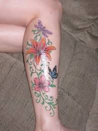 Jessy d (valentine) tattoos on instagram: Butterfly Flower Tattoo Thigh Novocom Top