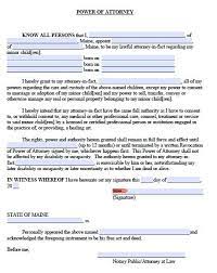 The sioux falls child custody attorneys at ver beek law, prof. Free Minor Child Power Of Attorney Maine Form Pdf