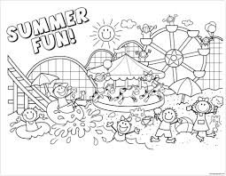 They look really different from humans, but don't be afraid, they're also very cute. Coloring Pages Summer Fun Free Coloring Printable B108 Rescue