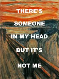 There S Someone In My Head But It S Not Me Pink Floyd Lyrics Pinkfloydart Brain Damage Pink Floyd The Scream Edvard Munch Pink Floyd Lyrics Pink Floyd Art