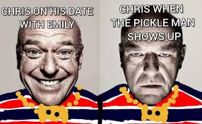 The uhh... Man in the pickle suit tricked me once again : r/ChrisChanSonichu