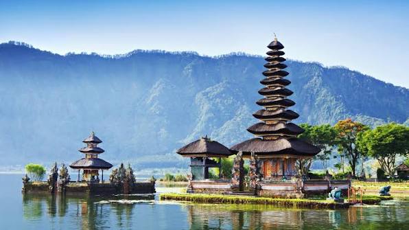 Bali, Indonesia -- tropical beaches, rice terraces and island scenery