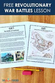 Free Revolutionary War Battles Lesson Teaching History American History Projects Revolutionary War Battles