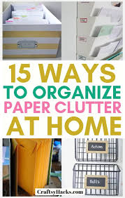 We did not find results for: 15 Ways To Organize Paper Clutter Craftsy Hacks