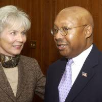Anita Hill testifying in front of the Senate Judiciary Committee (cropped) 