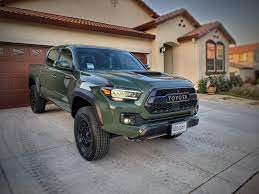 Go green and turn heads. 2020 Tacoma Trd Pro Army Green Tacoma Trd Toyota Tacoma Trd Toyota Tacoma Trd Pro