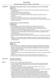 Clinical Reviewer Resume Samples Velvet Jobs