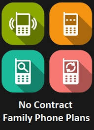 No Contract Family Cell Phone Plans Comparison Chart