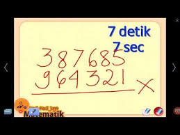 Cara Menghitung Perkalian Cepat 7 Detik Ibu Anak Bapak Bisa Youtube Matematika Youtube Perkalian