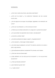 Cuestionarios Y Entrevistas En El Ambito Educativo