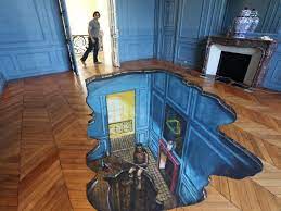 Creative flooring ideas 2018, and stylish herringbone tile pattern for floor. 3d Floor Art Fullcircle