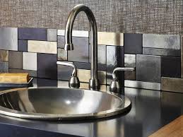 Precious Metal Puzzle Backsplash Metal Backsplash Kitchen Metallic Backsplash Creative Kitchen Backsplash