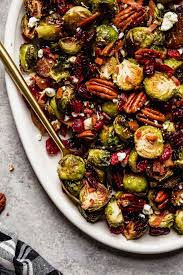 Roasted Brussels Sprouts With Bacon And Balsamic The Real Food Dietitians Recipe In 2020 Brussel Sprouts Sprouts With Bacon Roasted Brussel Sprouts