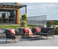 Gartenlounge Bel Air Formschoner Elegante Gartenlounge Mitseilgeflecht Pulverbeschichtetem Aluminiumgestell Charcoal Und Abse Garten Lounge Lounge Und Aussenmobel